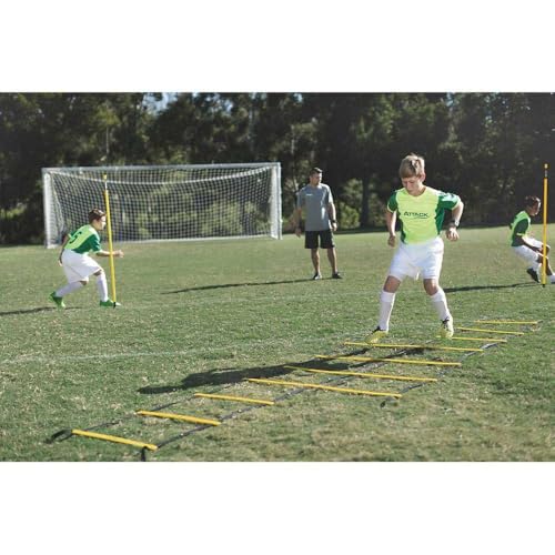 SKLZ Speed and Agility Ladder - Training Equipment for Athletes - Improve Coordination, Footwork, and Quickness - Ideal for Soccer, Football, and Fitness Workouts - style: Speed Agility Ladder, 10-Feet