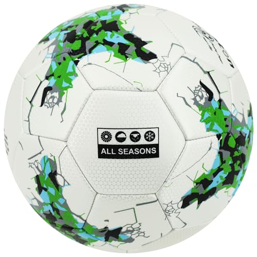 Senston Soccer Ball Size 5 -Official Match Weight-Youth & Adult Soccer Players - Air Pump Included - color: green