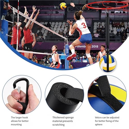 Volleyball Spike Trainer 1/6pcs Volleyball Spike Trainer with Adjustable Belt Training Aid Practice Indoor Outdoor Train Supplies for Beginners Solo Training