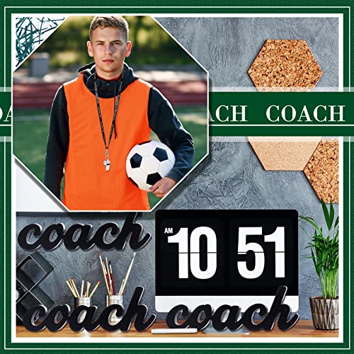 Sratte Thank You Coach Gift Including Wood Sign Appreciation Keychain Whistles Pen for Coach Gift Ideas