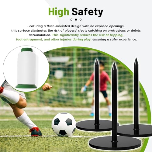 10/20 Packs Metal Sports Field Marking System,Soccer Marking Kit,Marking Kit for Baseball and Other Sports Fields. Made of High-strength Iron, It is Extremely Durable and Resistant to Breakage