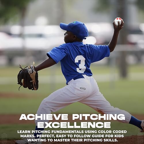 S.C. Products, Inc. Roger Clemens Pitching Trainer | Color Coded Finger Placement Marks | Instructional Booklet Included
