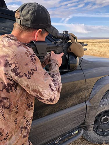 S2Delta PRS Large Shooting Rest - C-Shape, Prone, Front or Rear Bag for Precision Shots Off Barricades - color: Tan