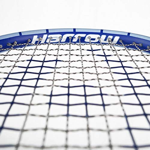 Harrow Junior Squash Racquet - color: Carolina/Royal Blue