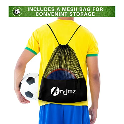 Spot Markers 4.72 Inch 9 Inch Non Slip Rubber Floor Markers Flat Field Cones Poly Dots for Soccer Basketball Sports Speed Agility Training and Drills - style: 9inch 6pcs
