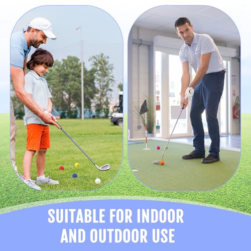 Junkin 80 Pcs Foam Golf Balls Practice Balls Realistic Feel and Flight Sport Training for Indoor or Outdoor Backyard Golf Training