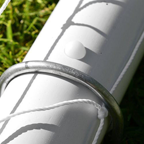 FORZA 16ft x 7ft Soccer Goal | All-Weather uPVC Match Goals – Ready, Set, Goal! Includes Optional Training Soccer Ball, Target Sheet & Carry Bag - size: Goal and Target Sheet