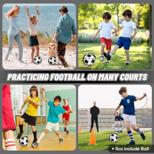 Soccer Kick Trainer 2 Psc with Return Net - Football Training Equipment for Boys & Girls - Practice Gear Compatible with Size 3 4 5 Balls - style: 2PCS High-Density Soccer Kick Trainer