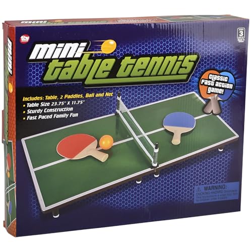 Rhode Island Novelty 24" X 12" Mini Ping Pong Game, 1 Set per Order