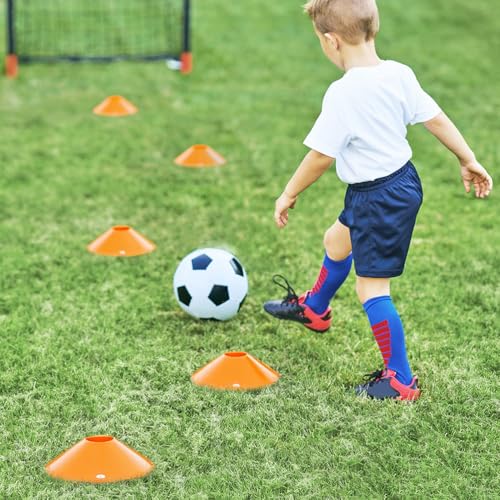 GHB Agility Hurdles 8" Speed Agility Training Hurdles, Detachable Sturdy Hurdles Training Equipment Set with Carry Bag for Kids,Athletes,Soccer,Basketball - size: 17 Pack