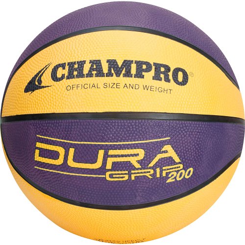 Champro Rubber Basketball - color: Purple/Gold