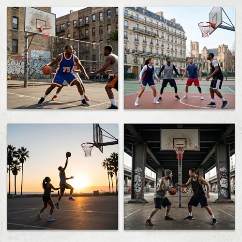 Replacement Basketball Rim, 45cm Heavy Duty Shock-Absorbing Wall Mounted Basketball Rim Indoor Outdoor Hanging Hoop