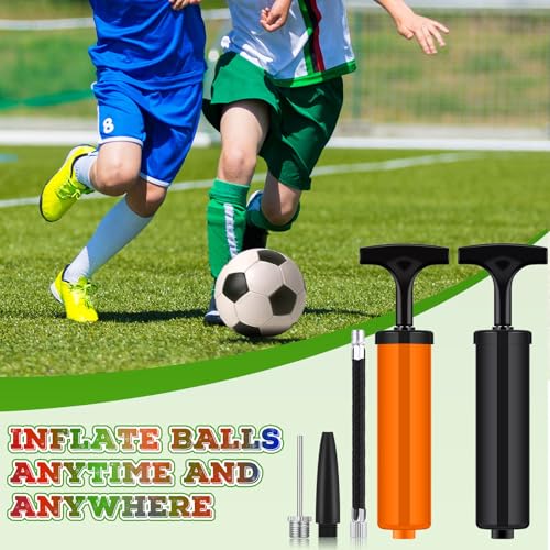 WILLBOND Ball Air Pump Bulk with Needle for Sports Balls Hand Pump Portable Kit Extension Hose for Balls Basketball Soccer Volleyball Back to School