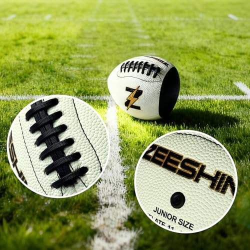 ZEESHINE Auto-Return Training Football - Glow-in-Dark Solo Practice & Night Games