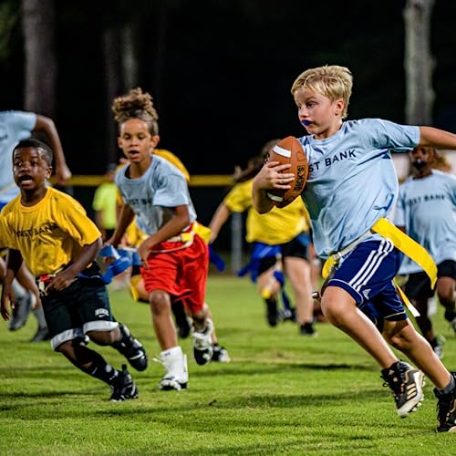 Flag Football Set, 14 Player/ 28 Player Football Flags and Belts Set, Includes Belts, Football Flags, Cones - color: 14 Players
