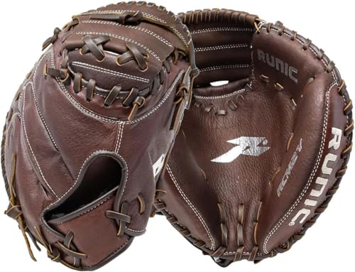 Runic Youth Baseball Catcher's Glove 31.5 Inches RHT Brown