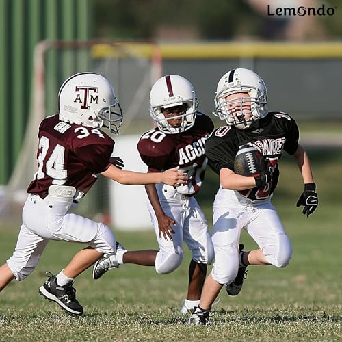 PassCatch Composite Training Football, Peewee Size, Youth Size(Ages 5-13) & Official Size(Ages 14+), Enhance Solo Passing Catching Skills(with Pump) - style: Youth Size 7(Ages 5-14)
