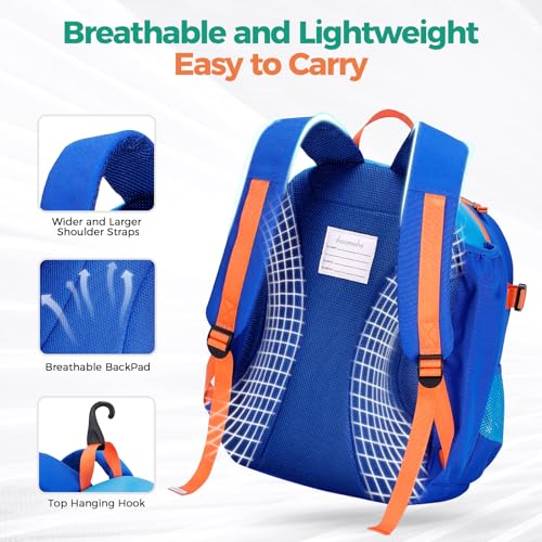 Choco Mocha TBall Bag for Toddler, Kids Baseball & Softball Backpack with Bat Holder - color: Dark Blue