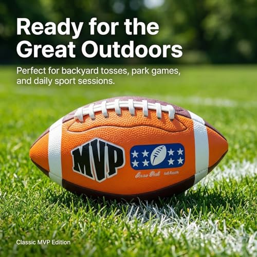 Mini Soft Rubber Football – 21cm Outdoor Training Ball for Beginners, American Football Practice Ball, Inflatable Sports Ball for Pool & Beach, Adult/Teen Throwing Game Prize