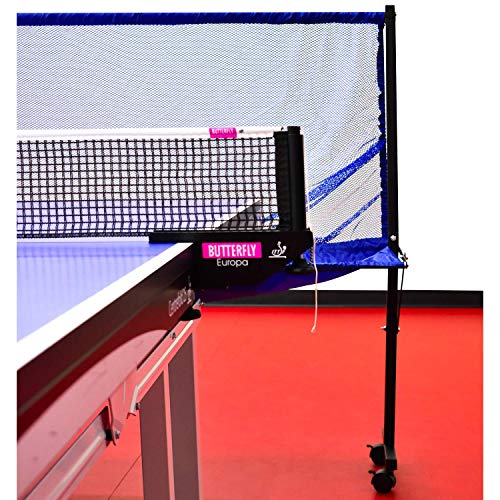 Table Tennis Ball Collection Net #2—Captures Your Shots & Saves Your Back—for Ping Pong Ball Shooters, Multi-Ball Drills, Or Serve Practice—Fits All Ping Pong Tables—Blue