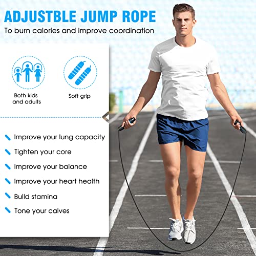 X-UMEUS Agility Ladder Speed Training Equipment Set-20ft Agility Ladder,12 Soccer Cones,4 Hurdles, Jump Rope, Running Parachute| Basketball Football Soccer Training Equipment for Kids Youth Adults - color: Blue