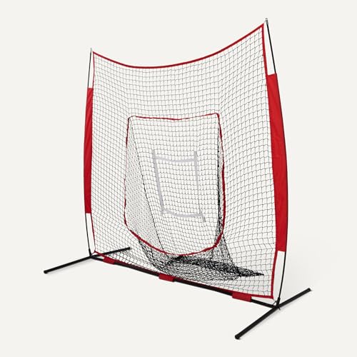 Amazon Basics Portable Baseball & Softball Hitting, Pitching