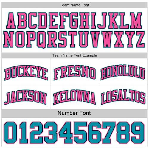 Custom Reversible Basketball Jerseys Men Youth, Personalized Sports Shirts Team Uniforms Printed Name Logo Number - color: Black and White - Teal and Pink