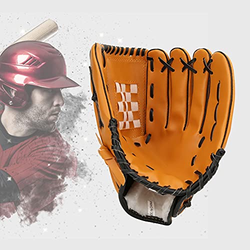 Competition Baseball Glove, Children Baseball Glove 10.5 inch for Children Children with PVC Thicken Baseball Glove Practicing Training Competition Gloves (12.5 inches)