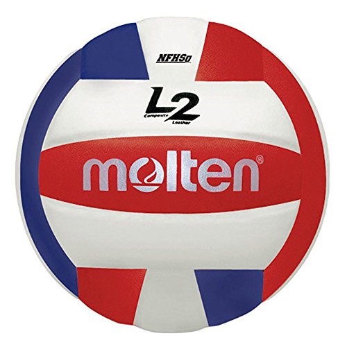 Molten L2 Volleyball, NFHS Approved - color: Red/White/Blue