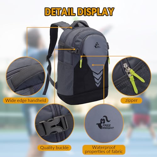 Bseash 35L Basketball Backpack, Large Sports Bag with Separate Ball compartment, for Basketball Soccer Volleyball Hiking Travel - color: Black