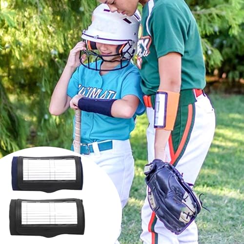 Multifunctional Football Play Wristband, Large Window Softball Wristband for Quarterback Playbook, Sports Coach Play Card Holder for Baseball Soccer Basketball