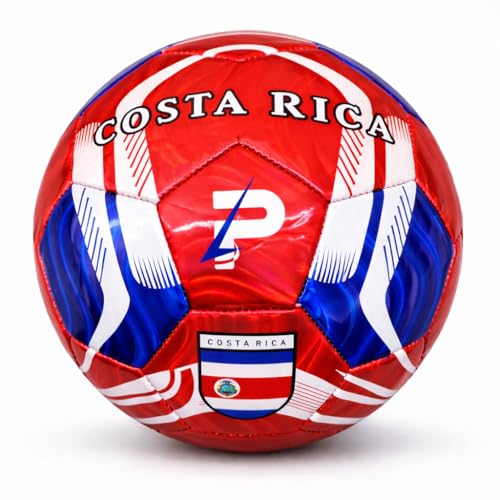 Country Training Soccer Ball: World Edition - size: 5, style: COSTA RICA