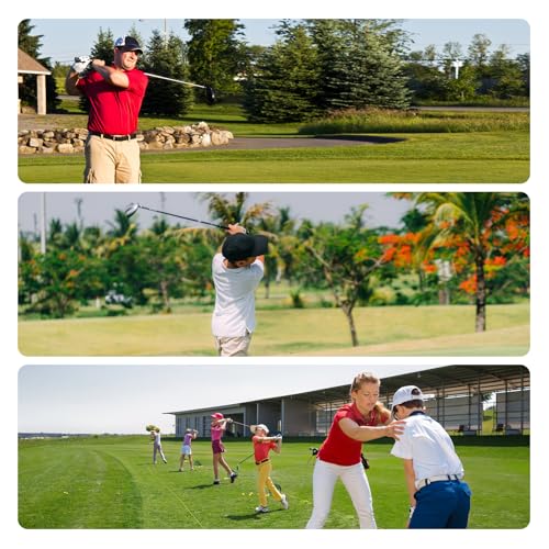 FINGER TEN Golf Practice Balls More Weight Real Ball Travel Value 12/24 Pack, 1/3 Distance of Regulation Golf Ball for Backyard Garden School, True Flight Feel Indoor Outdoor Use