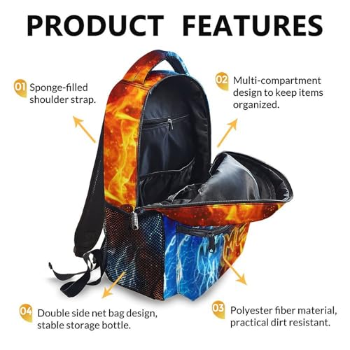 Custom Backpack for Kids Boys Soccer Bookbag for School Elementary Middle Primary, Lightweight Back to School Supplies - color: Black