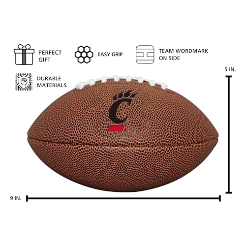 Logo Brands NCAA Mini Size Composite Football - Officially Licensed