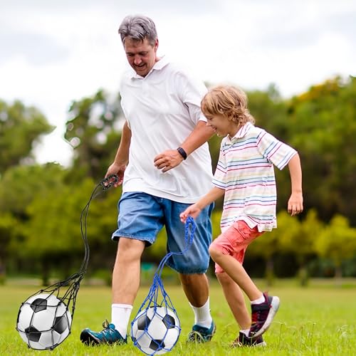 2Pcs Football Kick Trainer,Soccer Ball Kick Trainer Net Fits Ball Size 3, 4, 5,Football Training Equipment