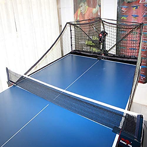 KRASS Intelligent Ping Pong Robot Ball Machine,Table Tennis Robot, Wire Remote Control Table Tennis Robot, Training Machine Automatic Tennis-Ball-Machine For 200+ Balls,Collector88