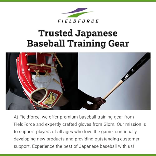 FIELDFORCE Inside-Out Bat, Baseball Training Equipment, Baseball Aids Tool for Swing Correction, Power, Timing, Path, Precision, Strength, Speed, Motion, Control, Drills