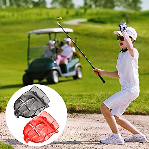 WILLBOND 2 Pieces Golf Ball Line Marker Tool Marking Alignment Putting Tool and 2 Pieces Golf Ball Marker Pen, 4 Pcs Totally