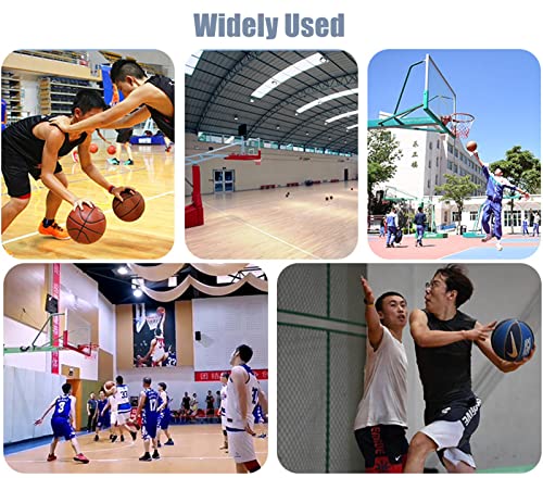 Basketball Hoop Returner Return Attachment Shot - Black Rotatable Rebounder Shooting Trainer and Guard Net Set for Outdoor Indoor Practice