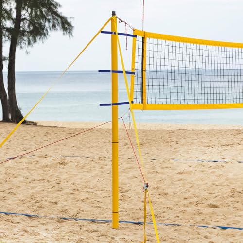 Aoneky 6-Pack Volleyball Net Tension Straps - Side Straps for Net Tension (Blue) - color: Blue