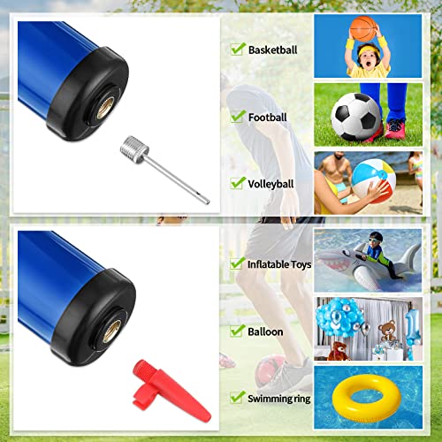 Reginary 10 Pcs Ball Pump for Sports Balls Pump with Needle and Extension Hose Bulk for Basketball Football Soccer Volleyball
