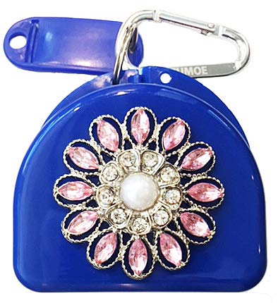 Decorated Mouthguard Case - Romance - Blue - color: Blue