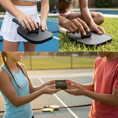 2 Pack Pickleball Paddle Eraser, Pickleball Paddle Cleaner for Raw Carbon Fiber Paddles, Essential Pickleball Accessories, Remove Residue & Dirt, Restore Ball Spin, Decent Pickleball Gift