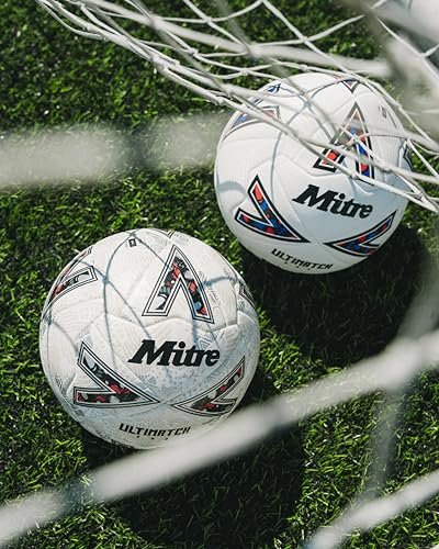 Mitre Soccer Ball League Ultimatch - color: Ultimatch Evo - White/White/Silver, size: 4