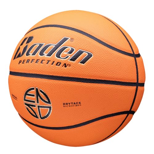 Baden | Perfection Enso | DryTack Microfiber Indoor Game Basketball | Optic Orange - size: Size 6 (28.5"), style: Enso - NFHS Approved