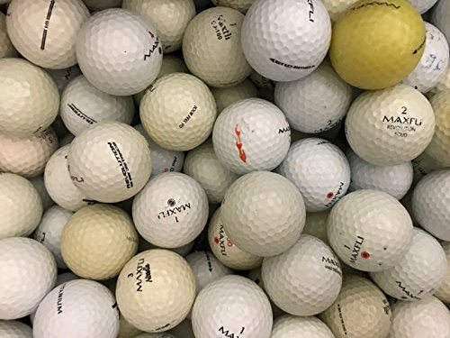 Nitro Shag Practice Golf Balls Bag with Assorted Golf Ball Brands and Models Grade AA for Practice - 96 Balls - Assorted (PRAC96ONB)