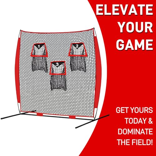 Football Throwing Net Quarterback: 8x8FT Quick Set Up 3 Target Toss Training Game for Backyard Field Teens Adults Practice Gifts - style: Football Net 6X6 FT