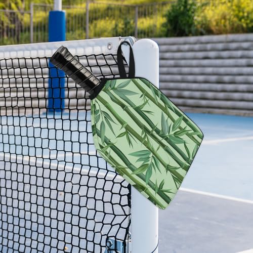Pickleball Paddle Cover with Pockets and Handle Strap, Racket Sleeve and Ball Holder Organizer, 1 Pcs - color: gray