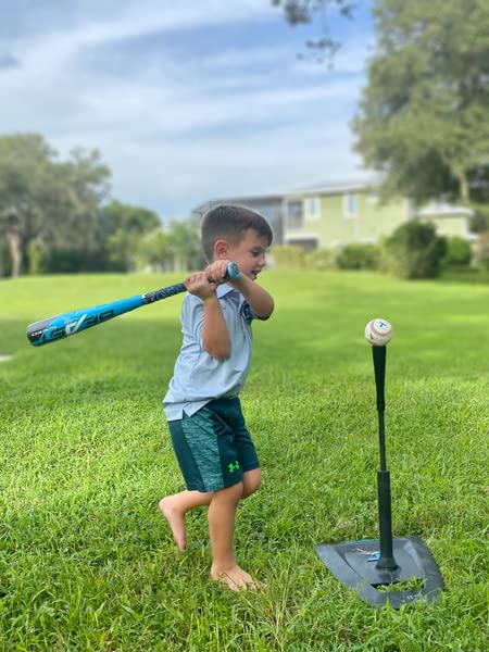 Tanner Jr. Batting Tee for Kids and Toddlers. Durable Youth T Ball Tee T Ball Stand with Easy Height Adjustments and Flexible Rubber Cone. Built to Last. Learn Like Pro on This Tee Ball Tee